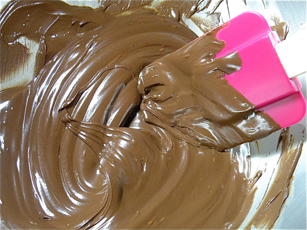 Melted chocolate