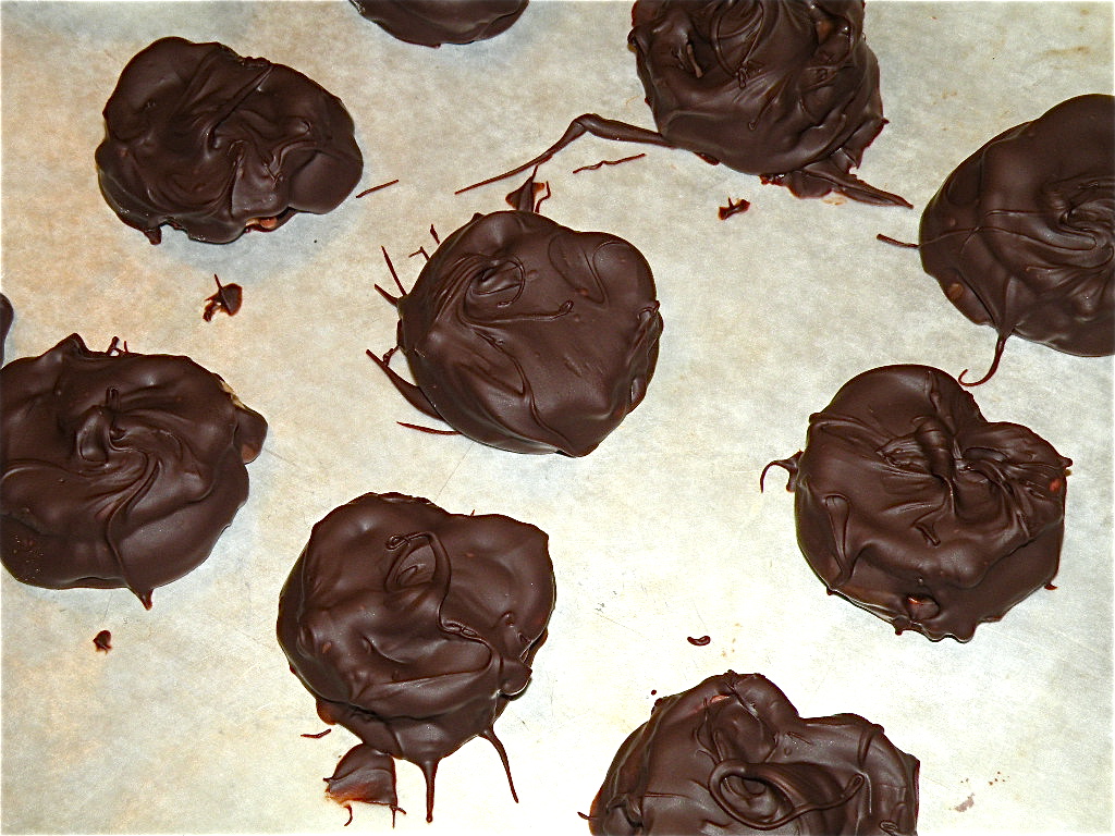 Chocolate-Covered Peanut Butter Hearts