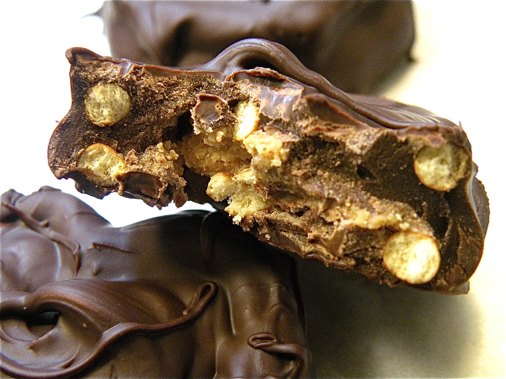 Chocolate-Covered Peanut Butter Hearts