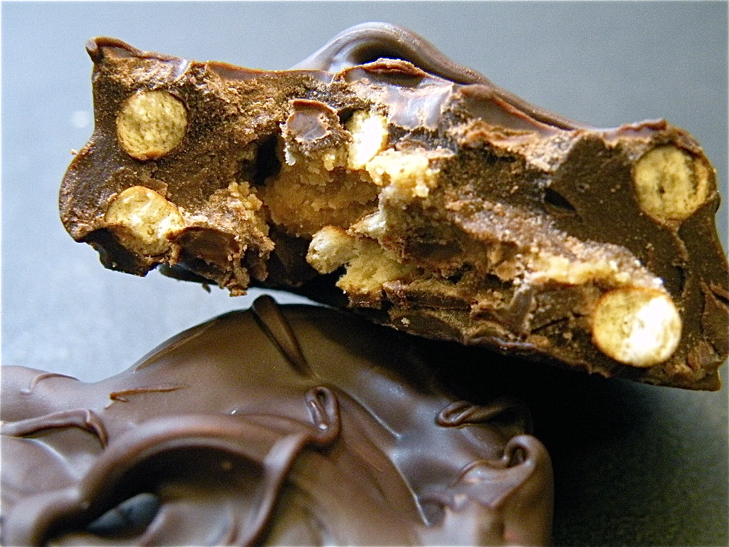Chocolate-Covered Peanut Butter Heart