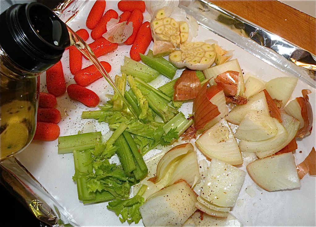 Basic Homemade Chicken Stock at The Hungry Mouse