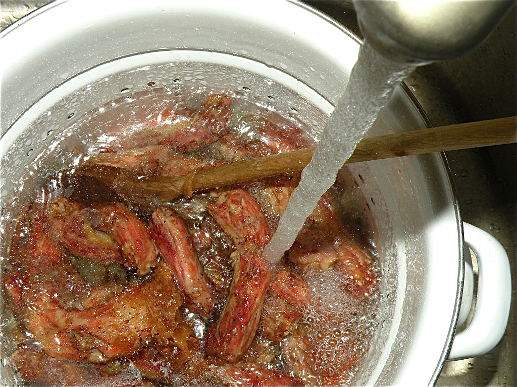 Basic Homemade Chicken Stock at The Hungry Mouse