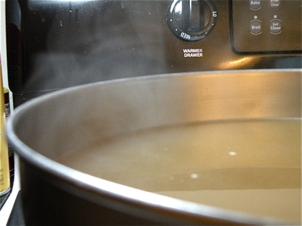 Basic Homemade Chicken Stock at The Hungry Mouse
