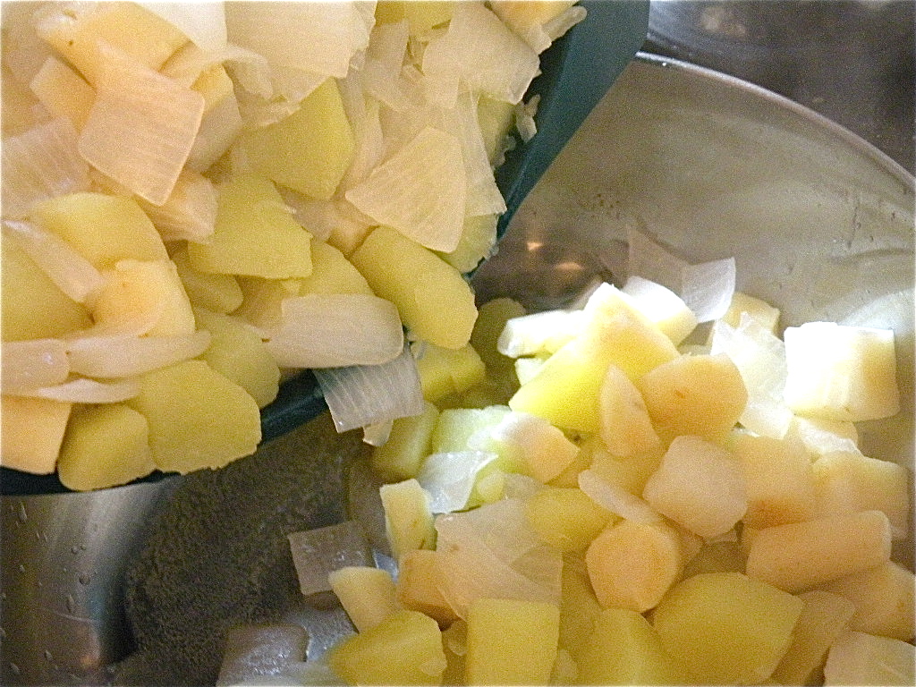 Add the veggies back to the pot