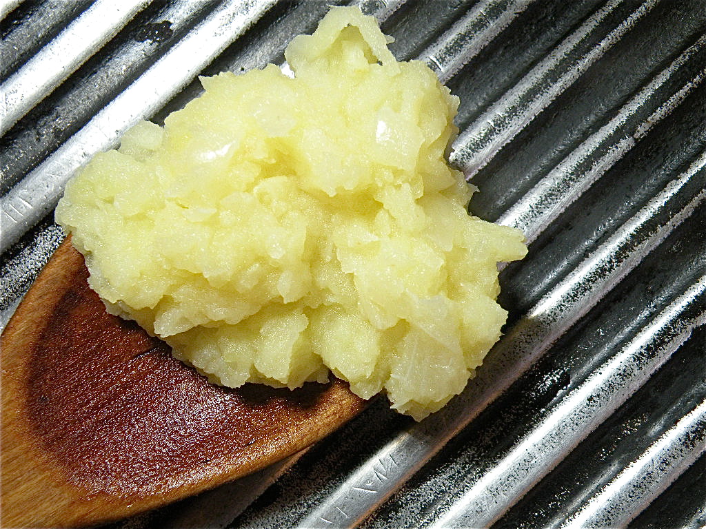 Mashed veggies + butter