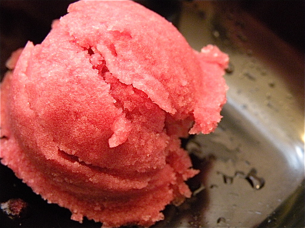 Pomegranate-Orange Sorbet