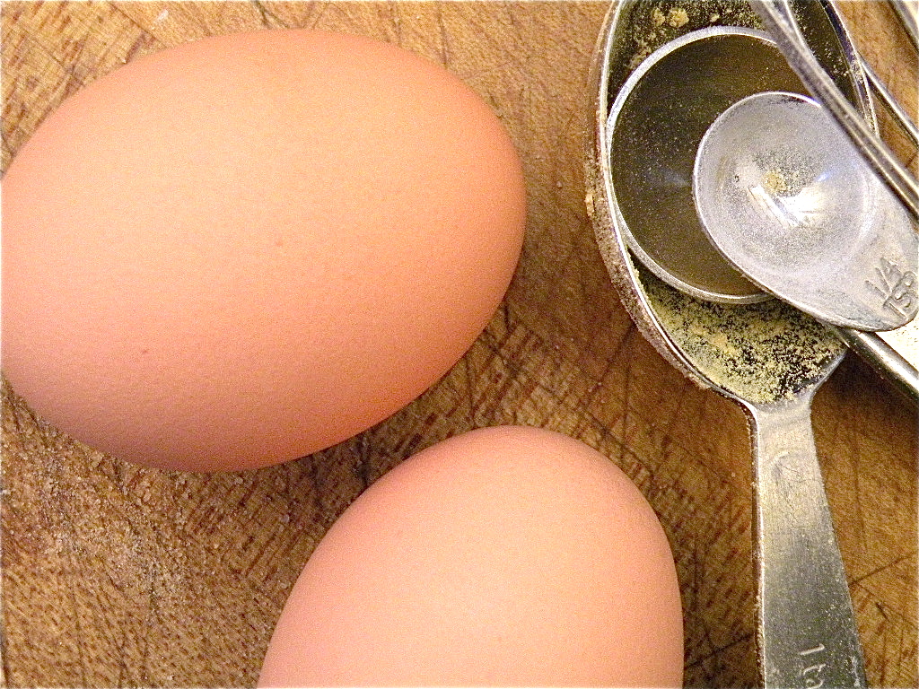Add the eggs