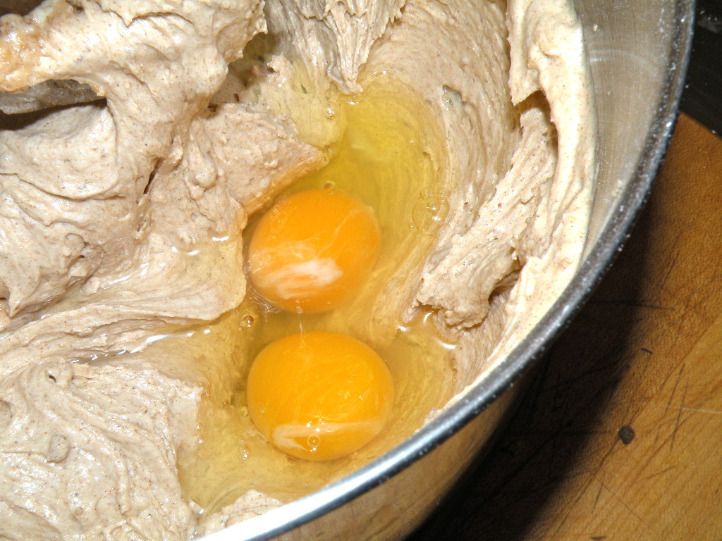 Add the eggs