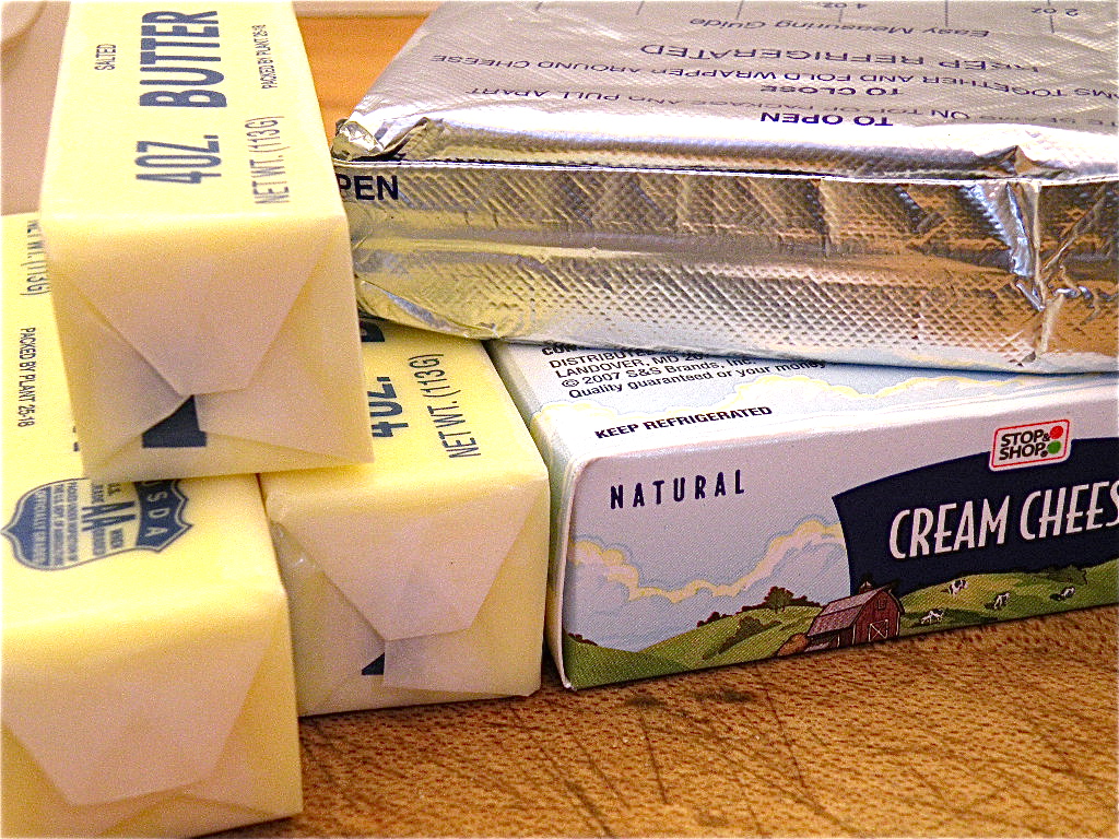 Butter & cream cheese