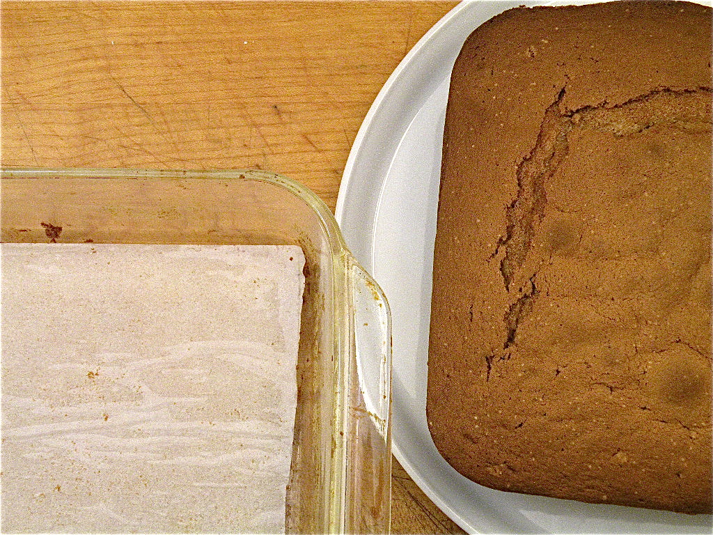 Remove the cake from the pan