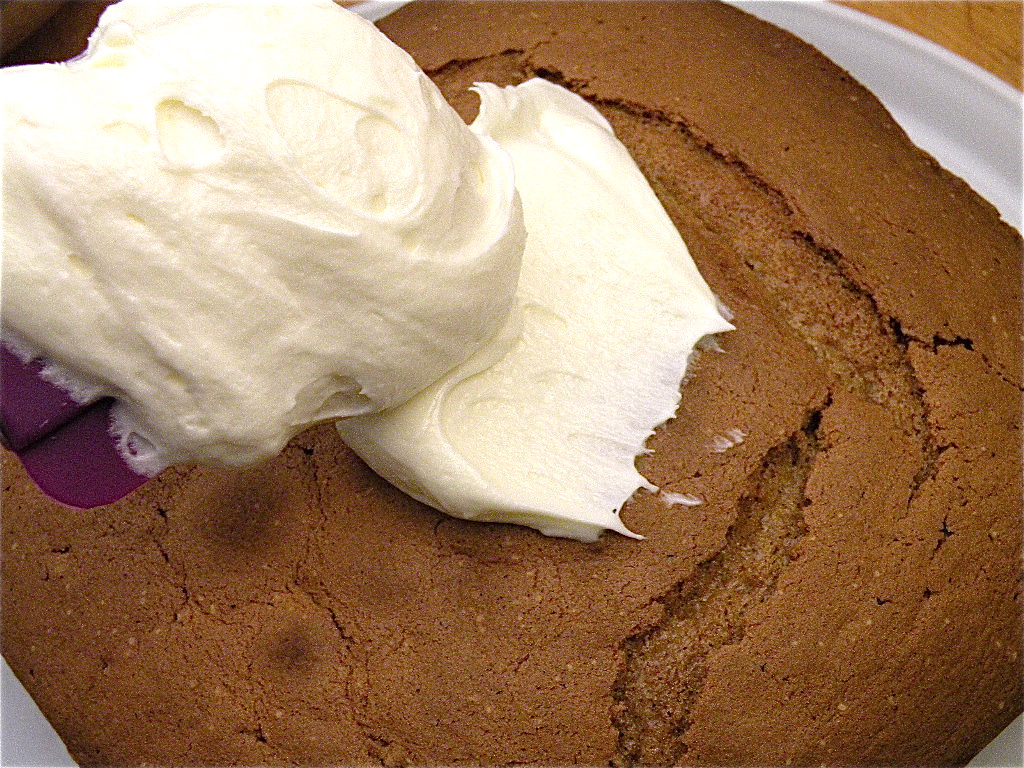Frost the cake