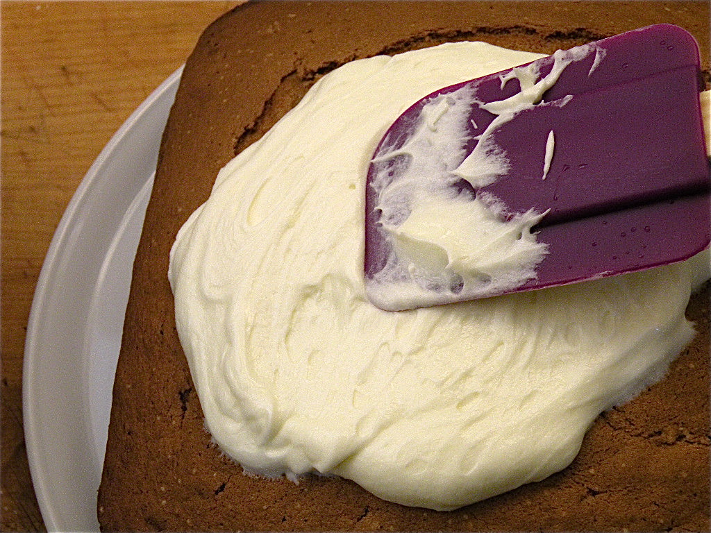 Frost the cake