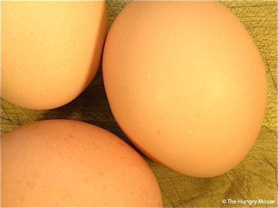 Beat the eggs