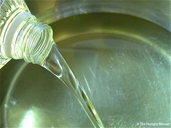 Heat the oil