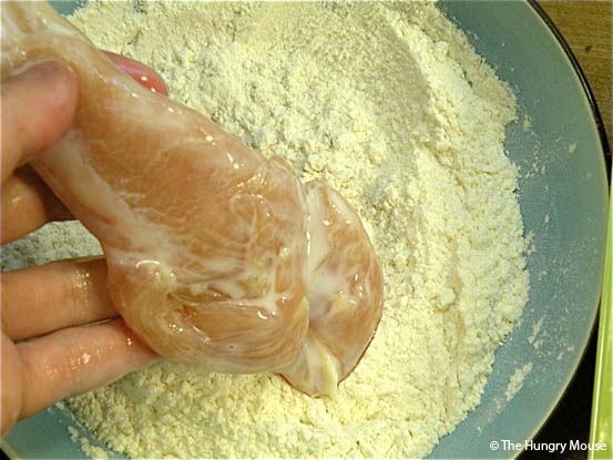 First into the flour