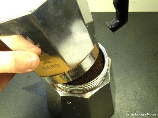 How to make stovetop espresso: Cap your espresso pot