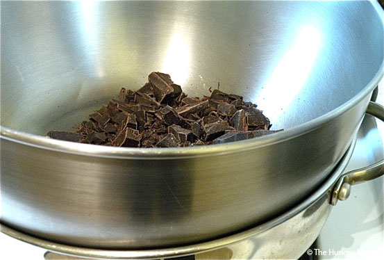 Melt the chocolate