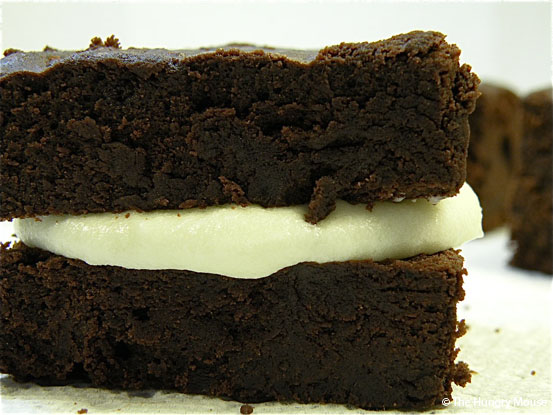 Filled brownie!