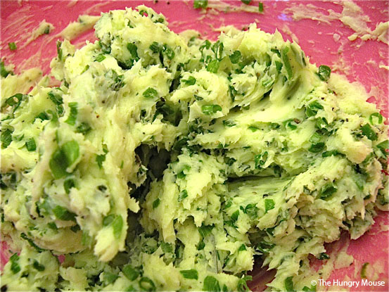 Fresh Herb Compound Butter at The Hungry Mouse