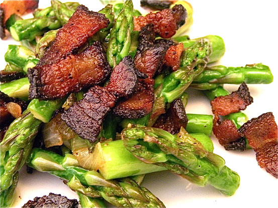 Warm & Smokey Asparagus Salad Warm & Smokey Asparagus Salad