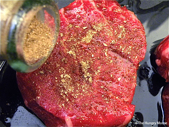 Porcini Encrusted Filet Mignon at The Hungry Mouse Porcini Encrusted Filet Mignon at The Hungry Mouse
