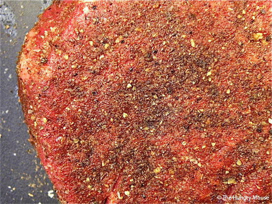 Porcini Encrusted Filet Mignon at The Hungry Mouse Porcini Encrusted Filet Mignon at The Hungry Mouse