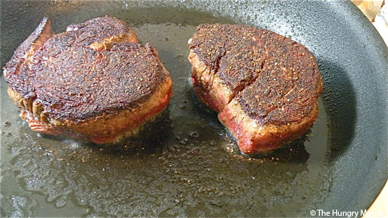 Porcini Encrusted Filet Mignon at The Hungry Mouse Porcini Encrusted Filet Mignon at The Hungry Mouse