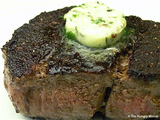 Porcini Encrusted Filet Mignon at The Hungry Mouse Porcini Encrusted Filet Mignon at The Hungry Mouse