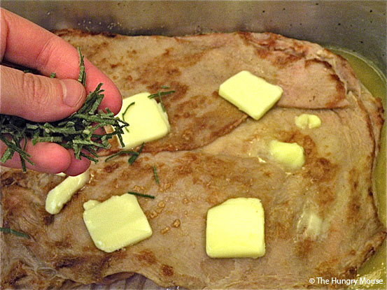 Rustic Veal Flank with Whiskey Cream Broth at The Hungry Mouse Rustic Veal Flank with Whiskey Cream Broth at The Hungry Mouse