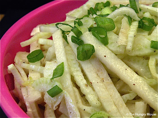 Fennel & Jicama Slaw at The Hungry Mouse Fennel & Jicama Slaw at The Hungry Mouse