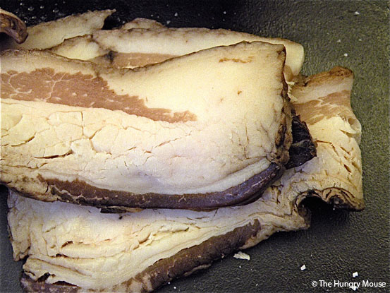 Bacon & Garlic Encrusted Roast Pork Loin at The Hungry Mouse