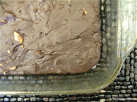Easy Dark Chocolate & Walnut Fudge at The Hungry Mouse