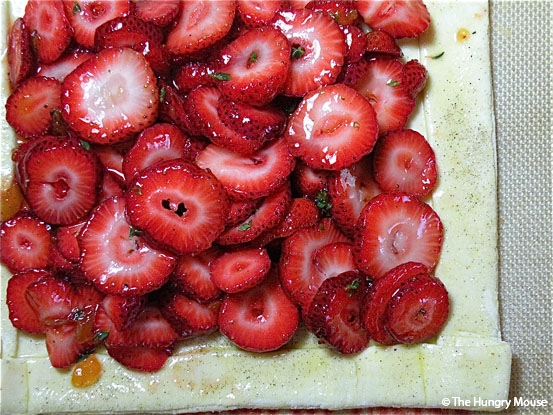 Strawberry Brunch Tarte with Thyme and Black Pepper at The Hungry Mouse Strawberry Brunch Tarte with Thyme and Black Pepper at The Hungry Mouse