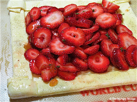 Strawberry Brunch Tarte with Thyme and Black Pepper at The Hungry Mouse Strawberry Brunch Tarte with Thyme and Black Pepper at The Hungry Mouse