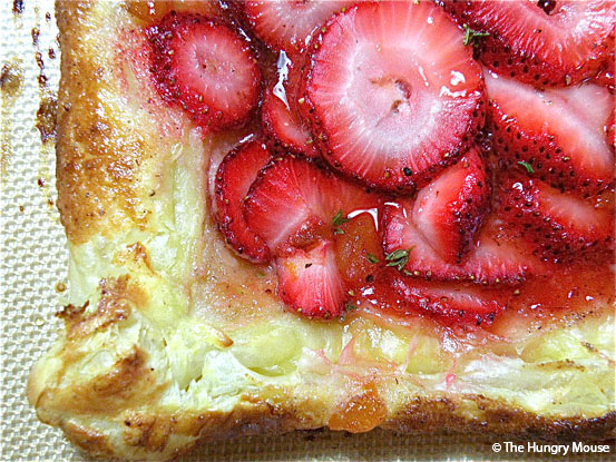 Strawberry Brunch Tarte with Thyme and Black Pepper at The Hungry Mouse Strawberry Brunch Tarte with Thyme and Black Pepper at The Hungry Mouse