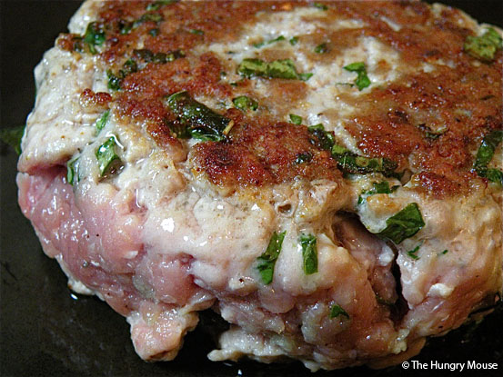 Basil & Garlic Pork Burgers at The Hungry Mouse Basil & Garlic Pork Burgers at The Hungry Mouse