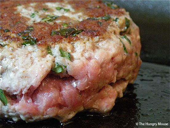Basil & Garlic Pork Burgers at The Hungry Mouse Basil & Garlic Pork Burgers at The Hungry Mouse