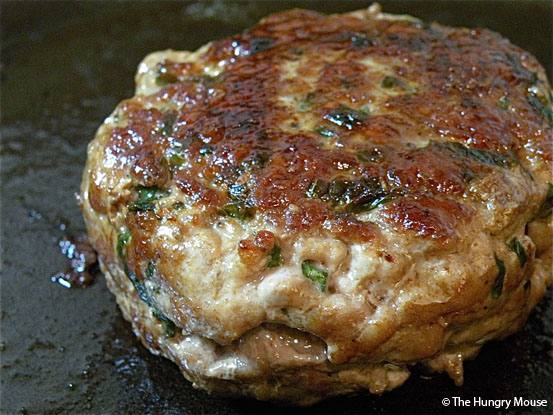 Basil & Garlic Pork Burgers at The Hungry Mouse Basil & Garlic Pork Burgers at The Hungry Mouse