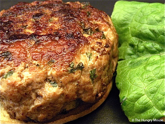 Basil & Garlic Pork Burgers at The Hungry Mouse Basil & Garlic Pork Burgers at The Hungry Mouse
