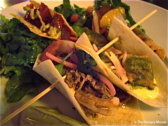 Tiny Tacos at Boston's Bonfire at The Hungry Mouse Tiny Tacos at Boston's Bonfire at The Hungry Mouse