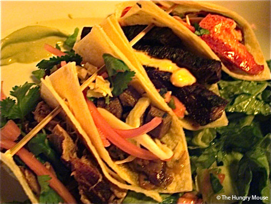 Tiny Tacos at Boston's Bonfire at The Hungry Mouse Tiny Tacos at Boston's Bonfire at The Hungry Mouse