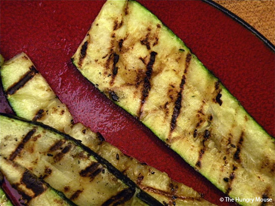 Spicy Buffalo Burgers with Grilled Zucchini at The Hungry Mouse