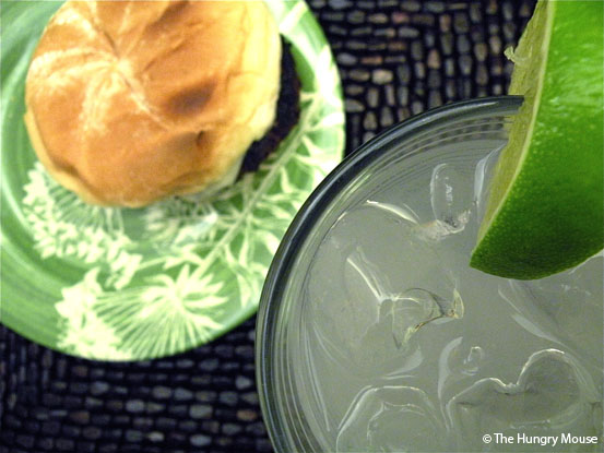 Spicy Buffalo Burgers with Grilled Zucchini at The Hungry Mouse