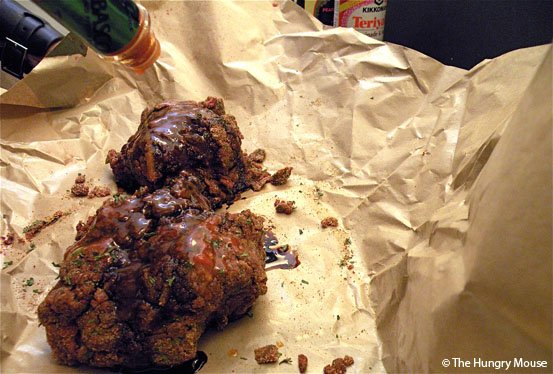 Spicy Buffalo Burgers with Grilled Zucchini at The Hungry Mouse