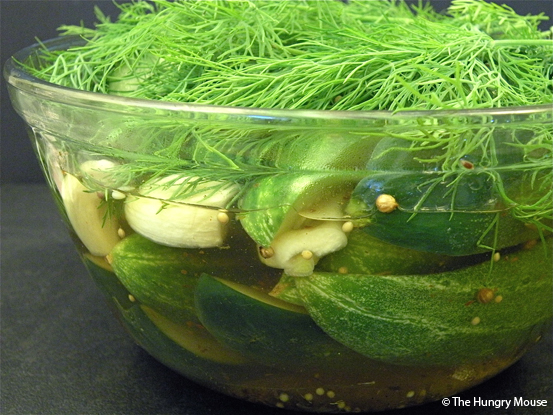 Quick Fresh Pickles at The Hungry Mouse