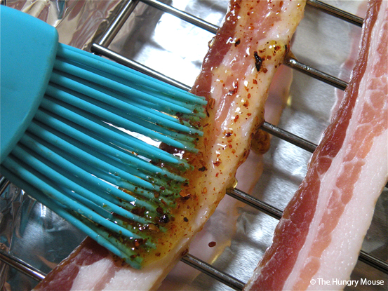 Hot & Spicy Candied Bacon at The Hungry Mouse