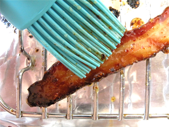 Hot & Spicy Candied Bacon at The Hungry Mouse