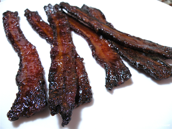 Hot & Spicy Candied Bacon at The Hungry Mouse