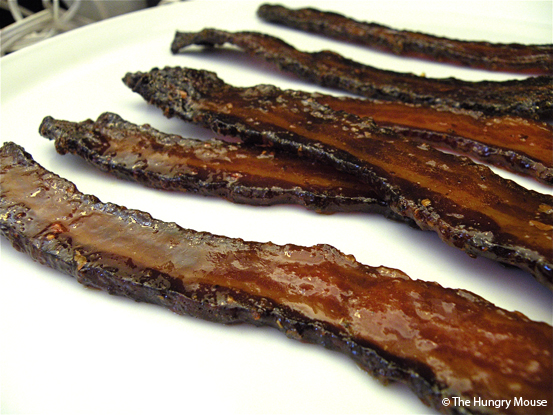 Hot & Spicy Candied Bacon at The Hungry Mouse