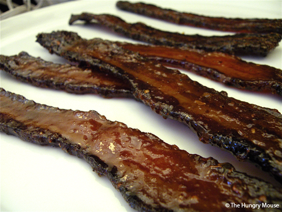 Hot & Spicy Candied Bacon at The Hungry Mouse